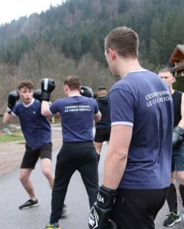 Entraînement de boxe amateur - 2024